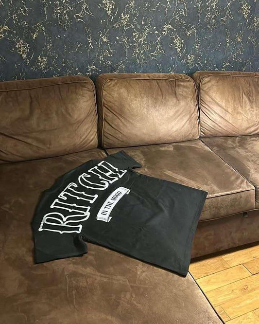 T-shirt Noir Oversize "RITCH"